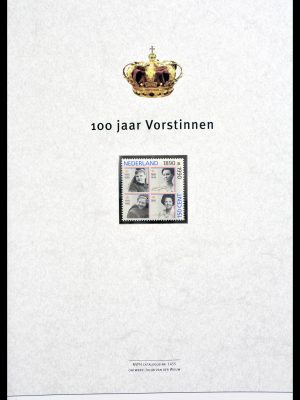 Stamp collection 30161 Netherlands 100 years queens 1898-1998.