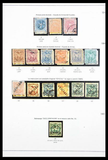 Stamp collection 30171 Ecuador 1900-1950.