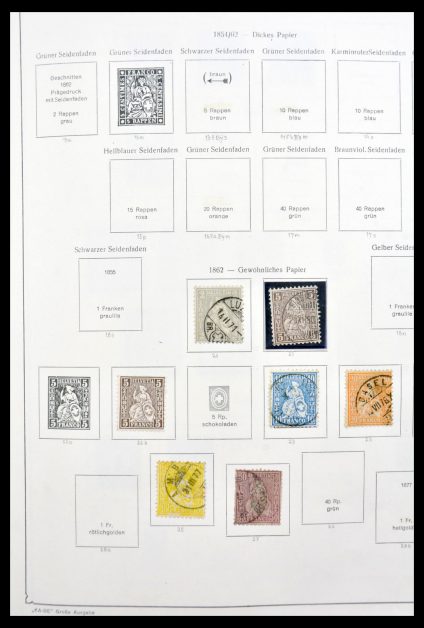Stamp collection 30176 Switzerland 1862-1981.