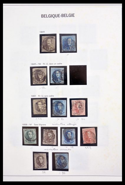 Stamp collection 30186 Belgium 1849-2015.