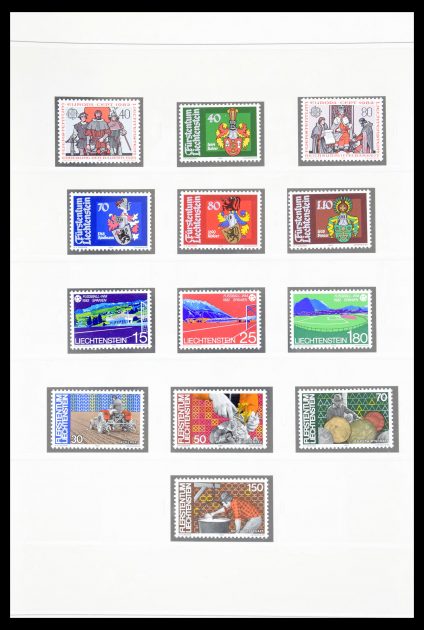 Stamp collection 30192 Liechtenstein 1982-1996.