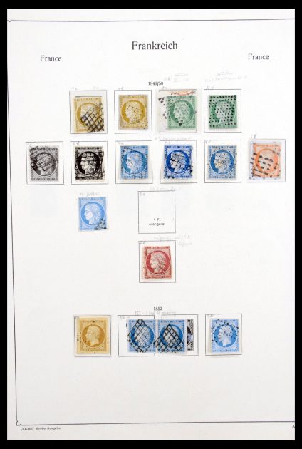 Stamp collection 30227 France 1849-1967.
