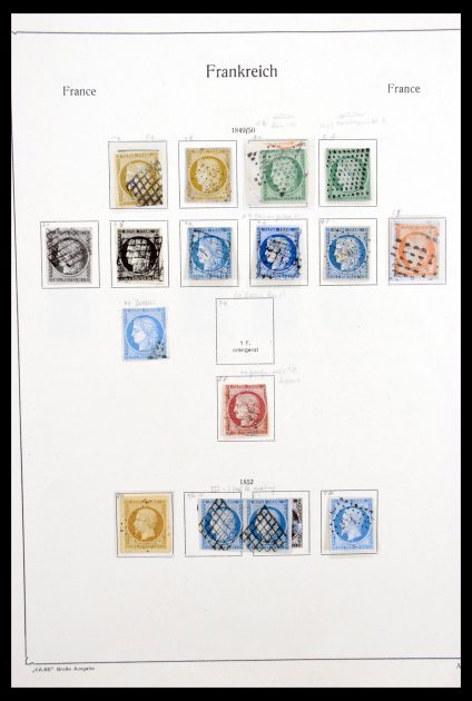 Stamp collection 30227 France 1849-1967.