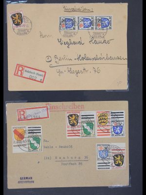 Stamp collection 30234 Germany French Zone 1946-1949.