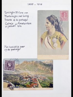 Stamp collection 30246 Montenegro brieven 1880-1912.