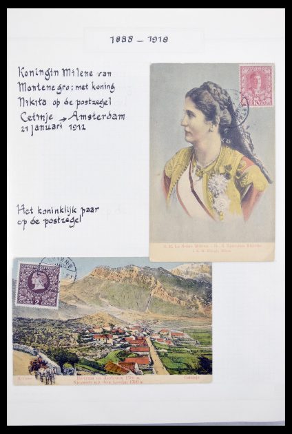 Stamp collection 30246 Montenegro brieven 1880-1912.