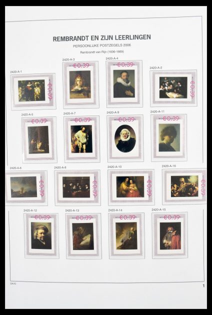 Stamp collection 30272 Netherlands personalised stamps 2006-2013.