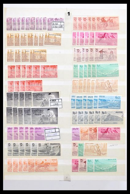 Stamp collection 30273 Indonesia stock 1948-2017!!