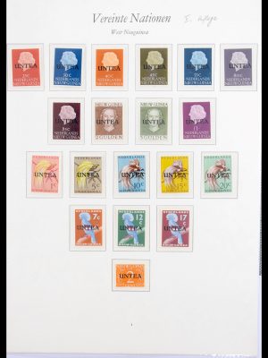 Stamp collection 30277 Dutch New Guinea UNTEA 1962.