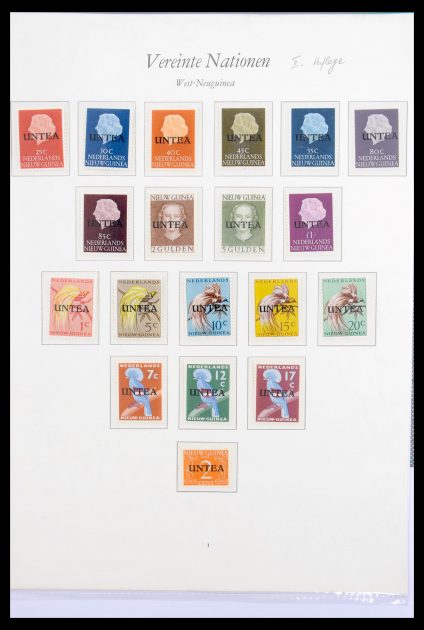 Stamp collection 30277 Dutch New Guinea UNTEA 1962.