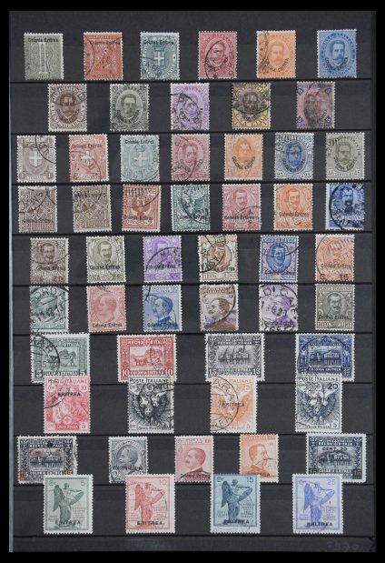 Stamp collection 30285 Italian Eritrea 1893-1936.