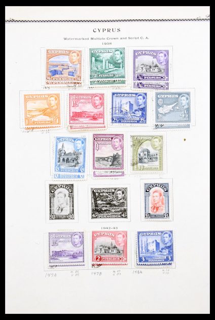 Stamp collection 30293 Cyprus 1928-1975.