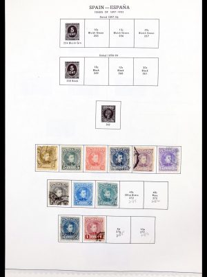 Stamp collection 30297 Spain and Spanish Colonies 1854-1976.