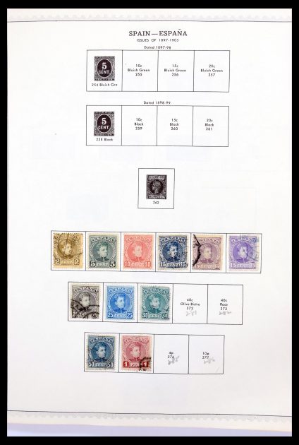 Stamp collection 30297 Spain and Spanish Colonies 1854-1976.