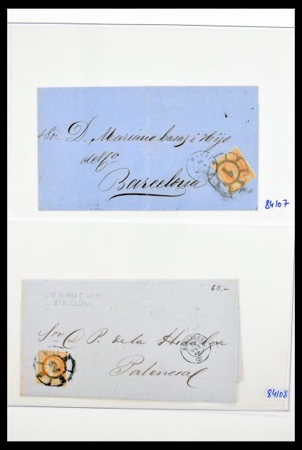 Stamp collection 30301 Spain 1852-1900.