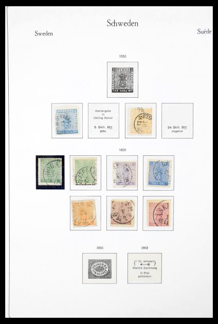 Stamp collection 30325 Sweden 1855-1984.