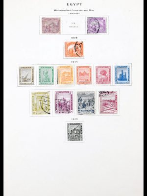 Stamp collection 30333 Egypt 1889-1961.