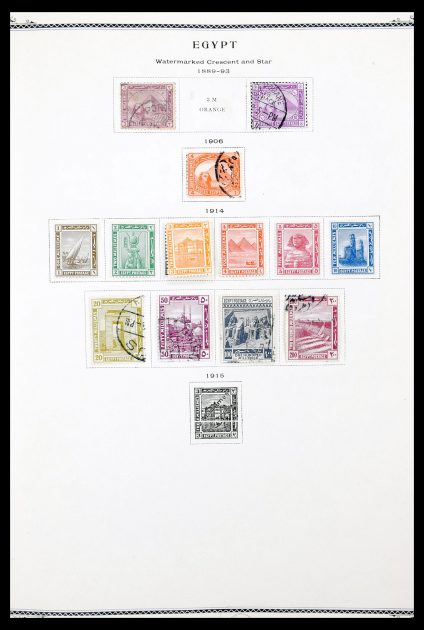 Stamp collection 30333 Egypt 1889-1961.