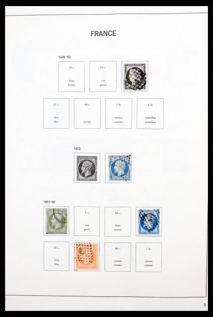 Stamp collection 30369 France 1849-1999.