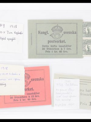 Stamp collection 30447 Sweden booklets 1918(!)-1984.