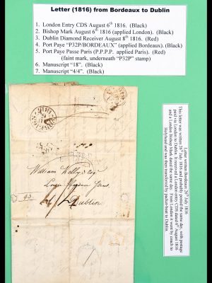 Stamp collection 30481 Great Britain covers 1772(!)-1880.