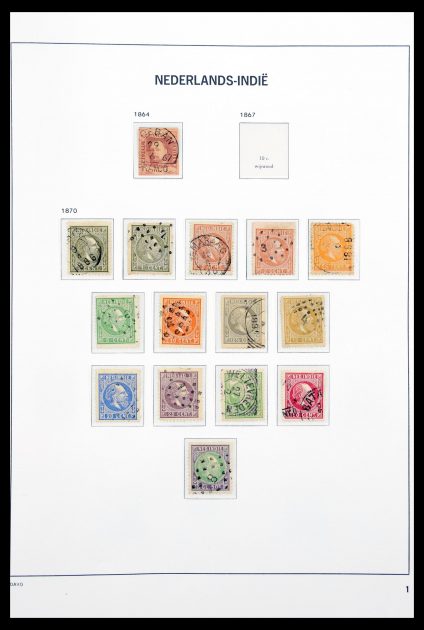 Stamp collection 30509 Dutch east Indies 1864-1948.