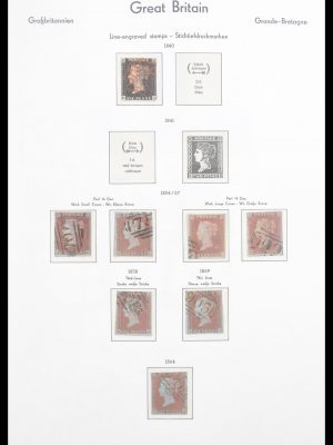Stamp collection 30543 Great Britain 1840-1966.