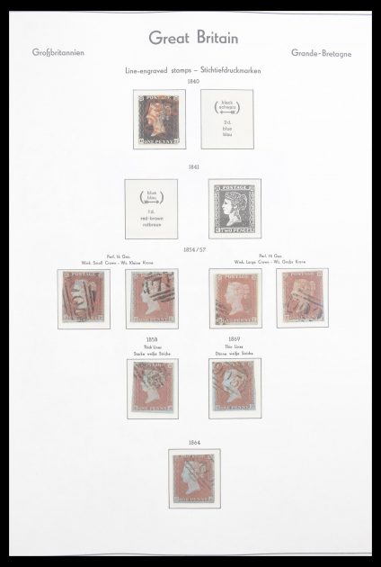 Stamp collection 30543 Great Britain 1840-1966.