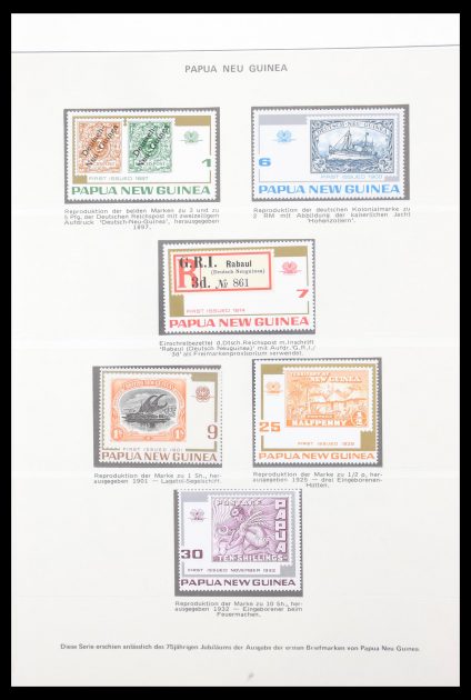 Stamp collection 30544 Papua New Guinea 1974-2006.