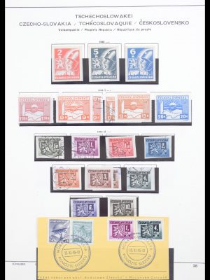 Stamp collection 30546 Czechoslovakia 1945-1959.