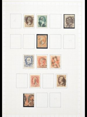 Stamp collection 30584 USA 1851-1969.