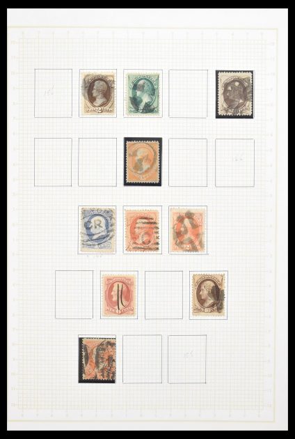 Stamp collection 30584 USA 1851-1969.