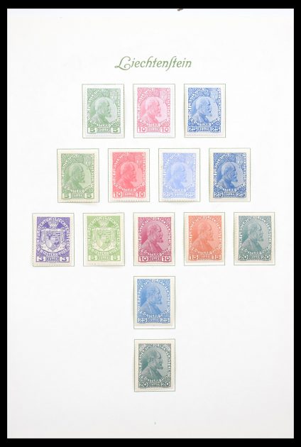 Stamp collection 30597 Liechtenstein complete collection 1912-1966.