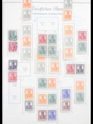 Stamp collection 30602 German Reich combinations 1915-1941.