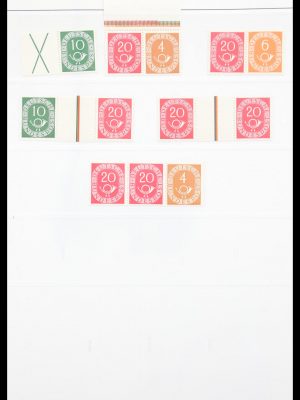Stamp collection 30605 Bundespost combinations 1951-1974.