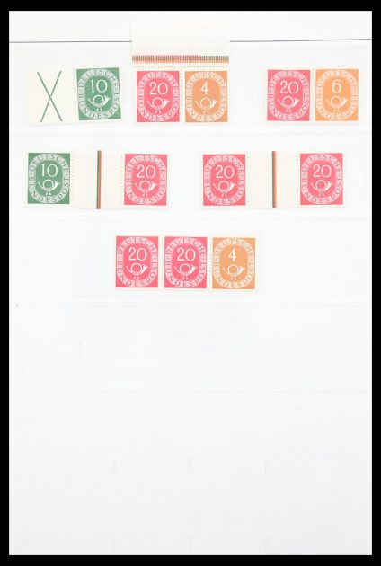 Stamp collection 30605 Bundespost combinations 1951-1974.