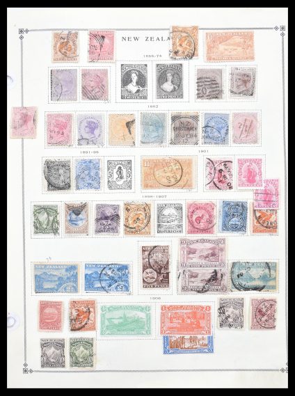 Stamp collection 30620 New Zealand 1855-2013.