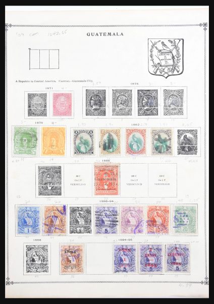Stamp collection 30625 Latin America 1850-1980.