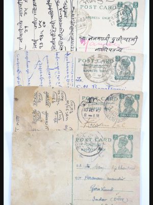 Stamp collection 30686 India and states covers 1900-1945.