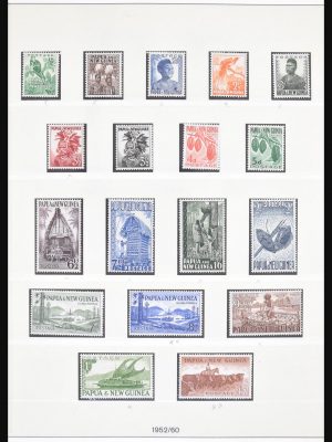 Stamp collection 30688 Papua New Guinea 1952-1991.