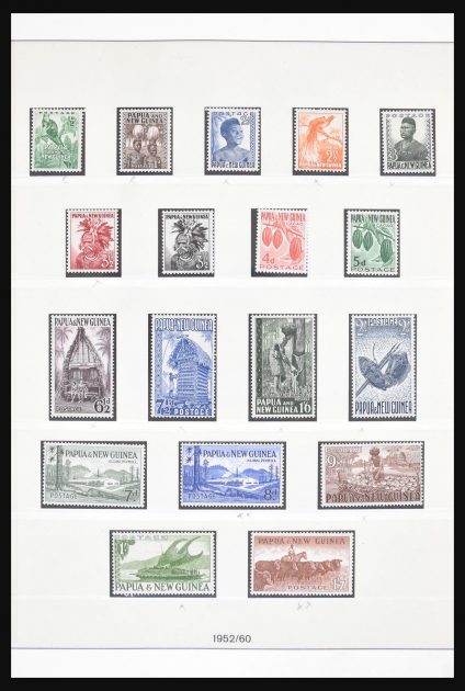 Stamp collection 30688 Papua New Guinea 1952-1991.