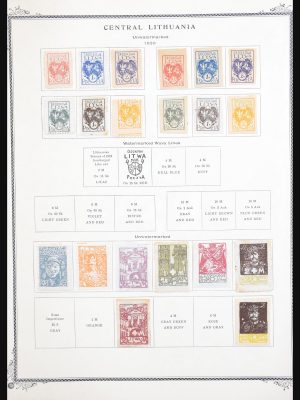 Stamp collection 30690 Baltic States 1918-1998.500