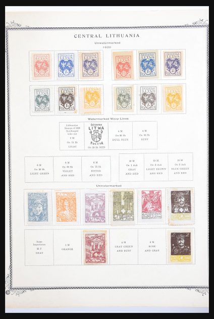 Stamp collection 30690 Baltic States 1918-1998.500