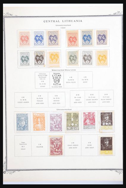 Stamp collection 30690 Baltic States 1918-1998.500