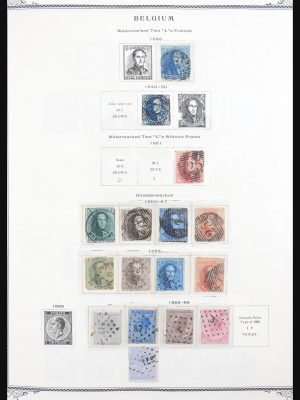 Stamp collection 30702 Belgium 1849-2004.