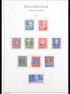 Stamp collection 30721 Bundespost 1949-1978.