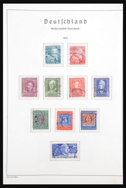 Stamp collection 30721 Bundespost 1949-1978.