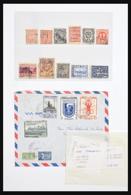 Stamp collection 30749 Colombia 1860-1985.