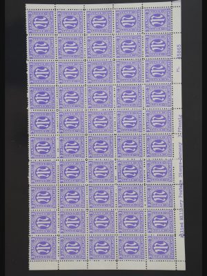 Stamp collection 30824 Germany AM post complete sheets.