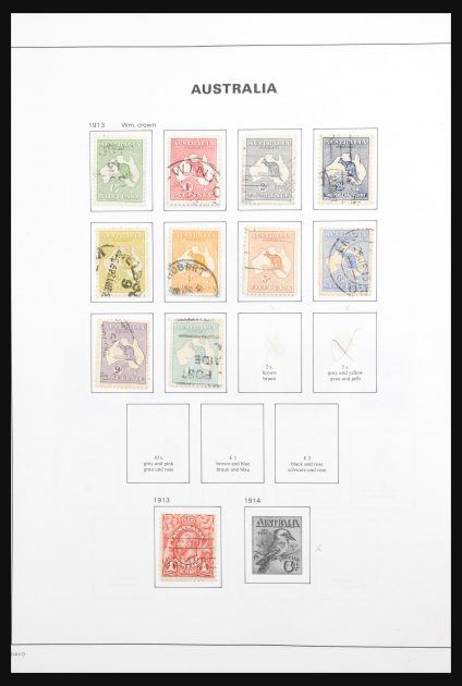 Stamp collection 30840 Australia 1913-2006.